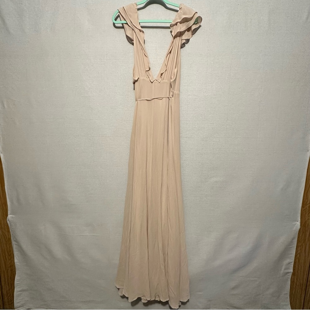 RTR Reformation Champagne Peppermint Dress - size S - Picture 4 of 8